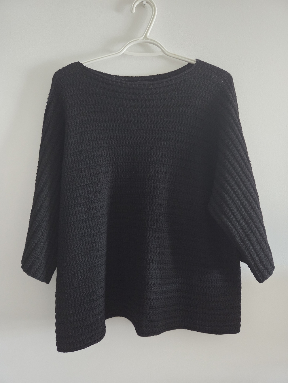 Eskandar merino wool knit sweater O/S